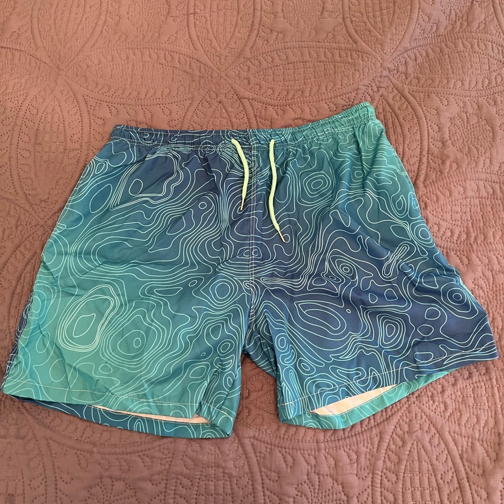 Men’s swim shorts, double lined, brand new